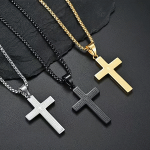 ✝️ gold cross pendant with the lord’s prayer – a timeless expression of faith